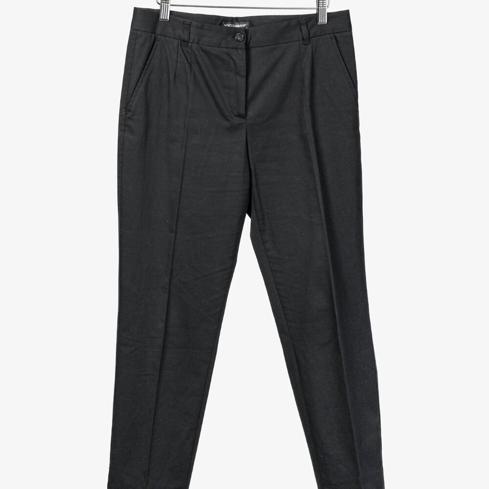 Dolce & Gabbana Black Chino Pants